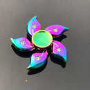 Colorful Metal Alloy Fidget Spinner R188 Smooth Bearing Mute Rainbow Hand Spinner stress reliever Toys For Children Adult Gifts