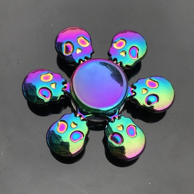 Colorful Metal Alloy Fidget Spinner R188 Smooth Bearing Mute Rainbow Hand Spinner stress reliever Toys For Children Adult Gifts