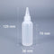 30ML,60ML,100ML Empty PE plastic glue bottles with Screw-On Lids Squeezable Liquid ink Oil dropper bottles 10PCS