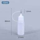 30ML,60ML,100ML Empty PE plastic glue bottles with Screw-On Lids Squeezable Liquid ink Oil dropper bottles 10PCS