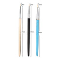 3Pcs Acrylic French Stripe Nail Art Liner Brush Set 3D Tips Manicure Ultra-thin Line Drawing Pen UV Gel Brushes Painting Tools