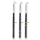 3Pcs Acrylic French Stripe Nail Art Liner Brush Set 3D Tips Manicure Ultra-thin Line Drawing Pen UV Gel Brushes Painting Tools