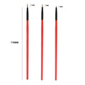 3Pcs Acrylic French Stripe Nail Art Liner Brush Set 3D Tips Manicure Ultra-thin Line Drawing Pen UV Gel Brushes Painting Tools