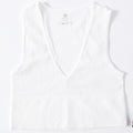 Vintage Crop Top Women Seamless Underwear Sexy Lingerie Female Tanks Vest Harajuku Deep V Neck Summer Camis Crop Top Camisole
