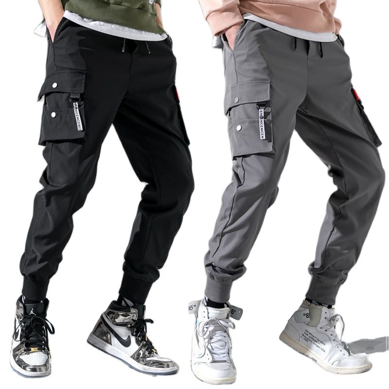 Men Trousers Jogging Military Cargo Pants Casual Outdoor Work Tactical Tracksuit Pants 2021 Summer Thin Plus Size Men's Clothing