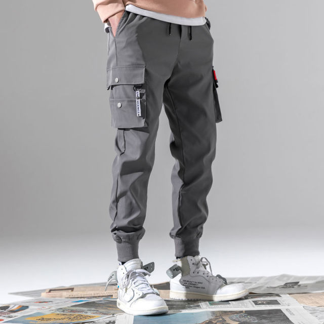 Men Trousers Jogging Military Cargo Pants Casual Outdoor Work Tactical Tracksuit Pants 2021 Summer Thin Plus Size Men's Clothing