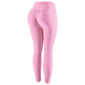 NORMOV Seamless High-Waist Leggings Women Stretch Fitness Leggings Breathable Peach Hip Quick-Drying Running Leggings