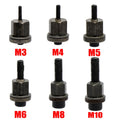 Hand Rivet Nut Gun Head nuts Simple installation Manual Riveter Rivnut Tool Accessory for Nuts M3 M4 M5 M6 M8 M10