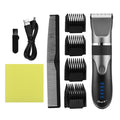 Professional Hair Clipper Men Barber Rechargeable Beard Trimmer Ceramic Blade Hair Cutting Machine Low Noise Haircut Adults Kids