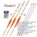 3pcs/lot Shallow Water Fishing Floats Balsa Bobber+3pcs float tubes+1 Bag Fishing hooks Fresh Water Buoy Fishing Tackles Tools