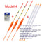 3pcs/lot Shallow Water Fishing Floats Balsa Bobber+3pcs float tubes+1 Bag Fishing hooks Fresh Water Buoy Fishing Tackles Tools