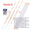 3pcs/lot Shallow Water Fishing Floats Balsa Bobber+3pcs float tubes+1 Bag Fishing hooks Fresh Water Buoy Fishing Tackles Tools