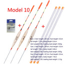 3pcs/lot Shallow Water Fishing Floats Balsa Bobber+3pcs float tubes+1 Bag Fishing hooks Fresh Water Buoy Fishing Tackles Tools