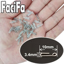 20 pcs Safety Lead Snap Heat Shrink Tube Enganche Rapido Fast Fishing Snaps enchufe rapido Fishing Connector Carp Fishing Hook