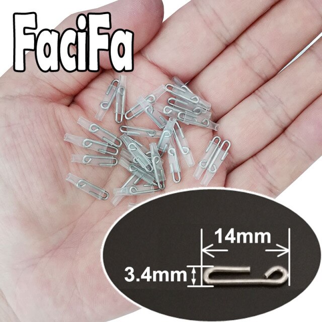 20 pcs Safety Lead Snap Heat Shrink Tube Enganche Rapido Fast Fishing Snaps enchufe rapido Fishing Connector Carp Fishing Hook