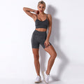 2 piece Seamless Gym Set Yoga Pants Clothing Bra Leggings Workout Shorts Sportswear Fitness Ensembles Sports Wear Women Outfits
