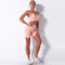 2 piece Seamless Gym Set Yoga Pants Clothing Bra Leggings Workout Shorts Sportswear Fitness Ensembles Sports Wear Women Outfits