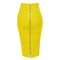 16 Colors XL XXL Sexy Solid Zipper Orange Blue Black Red White Pink Bandage Skirt Women Elastic Bodycon Summer Pencil Skirt 58cm