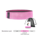 Drop Shipping 1Pcs OEM Hip Leg Training Rubber Fitness Resistance Bands Booty Fabric Resistance Bands Set Elastic Band For Sport