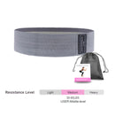 Drop Shipping 1Pcs OEM Hip Leg Training Rubber Fitness Resistance Bands Booty Fabric Resistance Bands Set Elastic Band For Sport