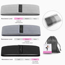 Drop Shipping 1Pcs OEM Hip Leg Training Rubber Fitness Resistance Bands Booty Fabric Resistance Bands Set Elastic Band For Sport