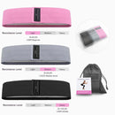 Drop Shipping 1Pcs OEM Hip Leg Training Rubber Fitness Resistance Bands Booty Fabric Resistance Bands Set Elastic Band For Sport