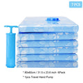 7- 11PCS Thickened Vacuum Storage Bag For Cloth Compressed Bags with Hand Pump Reusable Blanket Clothes Quilt Organizer Travel