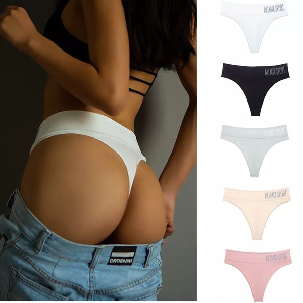 Fashion Lingerie Women Soft Cotton Underwear Shapewear High Waist Shaping Briefs Pure Color Thong Panty Tummy Control Panties