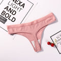 Sexy Lingerie Women's Cotton G-String Thong Panties String Underwear Women Briefs Pants Intimate Ladies Low-Rise 1 piece