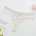 Sexy Lingerie Women's Cotton G-String Thong Panties String Underwear Women Briefs Pants Intimate Ladies Low-Rise 1 piece