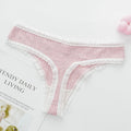 Sexy Lingerie Women's Cotton G-String Thong Panties String Underwear Women Briefs Pants Intimate Ladies Low-Rise 1 piece