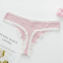 Sexy Lingerie Women's Cotton G-String Thong Panties String Underwear Women Briefs Pants Intimate Ladies Low-Rise 1 piece