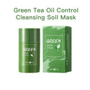 MENGSIQI Green Tea Stick Mask Purifying Clay Oil Control Moisturizing Anti-acne Solid Cleansing Mask Acne Blackhead Face Care