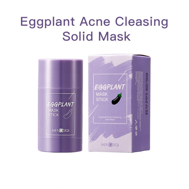 MENGSIQI Green Tea Stick Mask Purifying Clay Oil Control Moisturizing Anti-acne Solid Cleansing Mask Acne Blackhead Face Care