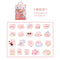 40 Pcs/lot Cute Kawaii Animal Paper Cat Box Stickers Calendar Diary Journaling Stationery