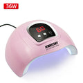 90W SUNX5MAX Nail Dryer 45 PCS LEDs UV LED Nail Lamp For Gel Polish Dual Power Quick Drying With Auto Sensor Manicure Salon Lamp