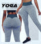 Seamless Fitness Women Yoga Leggings Push Up Gym Fitness High Waist Workout Leggings Fashion Patchwork Print High Waist Pants