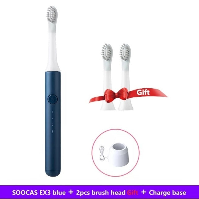 SOOCAS SO WHITE PINJING EX3 Sonic Electric Toothbrush Ultrasonic Automatic Smart Tooth Brush USB Wireless Charge Base Waterproof