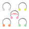 3pcs Stainless Steel Nose Hoop Ring Septum Lip Studs Cartilage Earrings Circular Tragus Ear Piercing Horseshoe Body Jewelry 16G
