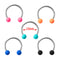 3pcs Stainless Steel Nose Hoop Ring Septum Lip Studs Cartilage Earrings Circular Tragus Ear Piercing Horseshoe Body Jewelry 16G