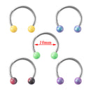 3pcs Stainless Steel Nose Hoop Ring Septum Lip Studs Cartilage Earrings Circular Tragus Ear Piercing Horseshoe Body Jewelry 16G