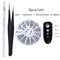 1 Set Mixed Color Flat Back 3D Nail Art Rhinestones Shiny Crystals Nail Glitter Beads Decorations Nail Accessories In Wheel