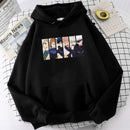 Japanese Anime Haikyuu Hoodies Men Funny Harajuku Streetwear Harajuku Karasuno Fly High Graphic Sweatshirts Unisex Tops Man