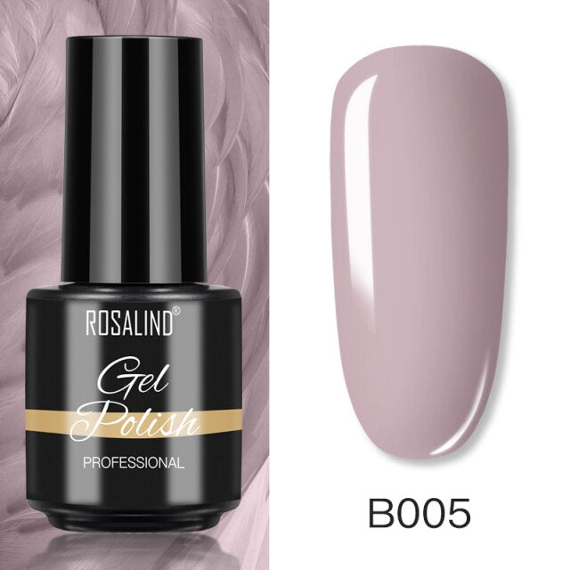 ROSALIND Gel Varnishes Gel Nail Polish For Manicure Varnish Hybrid Semi Permanent Top Base Of Nails Macaron Gel Polish