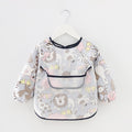 Baby Bib Waterproof Apron Long Sleeve Art Smock for Kids Baby Stuff Chest Protection Feeding Bibs