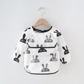 Baby Bib Waterproof Apron Long Sleeve Art Smock for Kids Baby Stuff Chest Protection Feeding Bibs