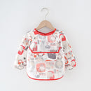 Baby Bib Waterproof Apron Long Sleeve Art Smock for Kids Baby Stuff Chest Protection Feeding Bibs
