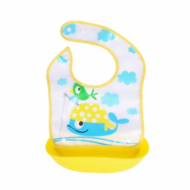 Baby Bib Waterproof Apron Long Sleeve Art Smock for Kids Baby Stuff Chest Protection Feeding Bibs