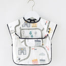 Baby Bib Waterproof Apron Long Sleeve Art Smock for Kids Baby Stuff Chest Protection Feeding Bibs