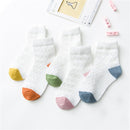 5 Pairs/Lot Baby Socks  For Newborns Infant Cute Cartoons Soft Cotton Socks Summer 0-24 Month Boy Girl Lovely Mesh Kids Gift CN